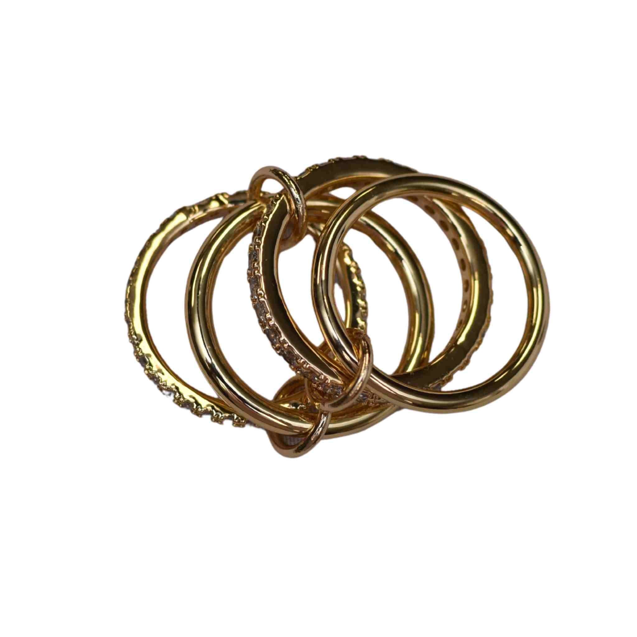 Elegant Sparkle Stack Rings – Fancy That! Jewellery & Accessories