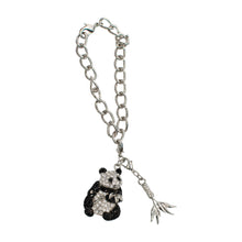 Load image into Gallery viewer, Bedazzled Panda Swarovski Charm Bracelet
