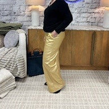 Load image into Gallery viewer, Flair For The Dramatics Vegan Leather Pant
