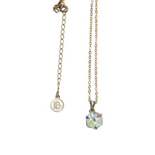 Load image into Gallery viewer, Swarovski Cube Necklace
