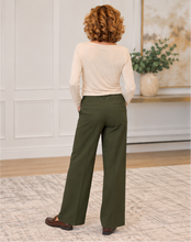 Load image into Gallery viewer, The Classic Wide Leg Mid Waist Dress Pant
