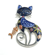 Load image into Gallery viewer, Fancy Feline Magnetic Pin
