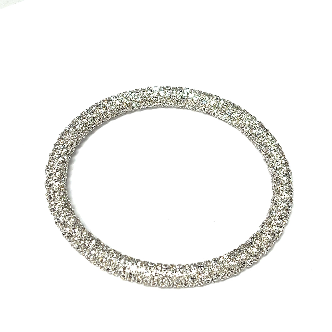 Dancing Queen Rhinestone Bangle Bracelet