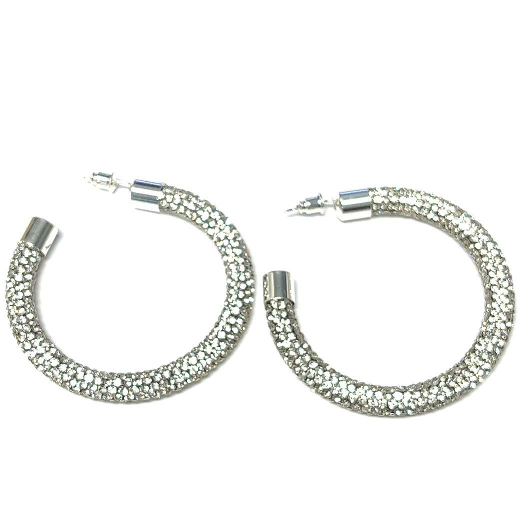 Glitzed Out Hoops