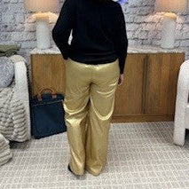 Load image into Gallery viewer, Flair For The Dramatics Vegan Leather Pant
