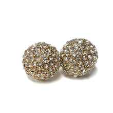 Load image into Gallery viewer, Mirror Half Ball Crystal Large Earrings
