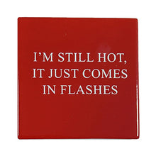 Load image into Gallery viewer, Menopause Coasters Ceramic Tile Coasters - Set of 4
