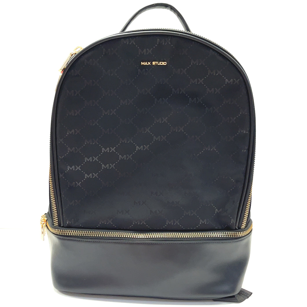 Black MX Traveler Backpack with Nylon Strap