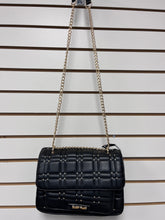 Load image into Gallery viewer, Quilted and Studded Sleek Black Crossbody
