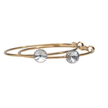 Load image into Gallery viewer, Dramatic Focus CZ Hoop Earrings with Lever Backs
