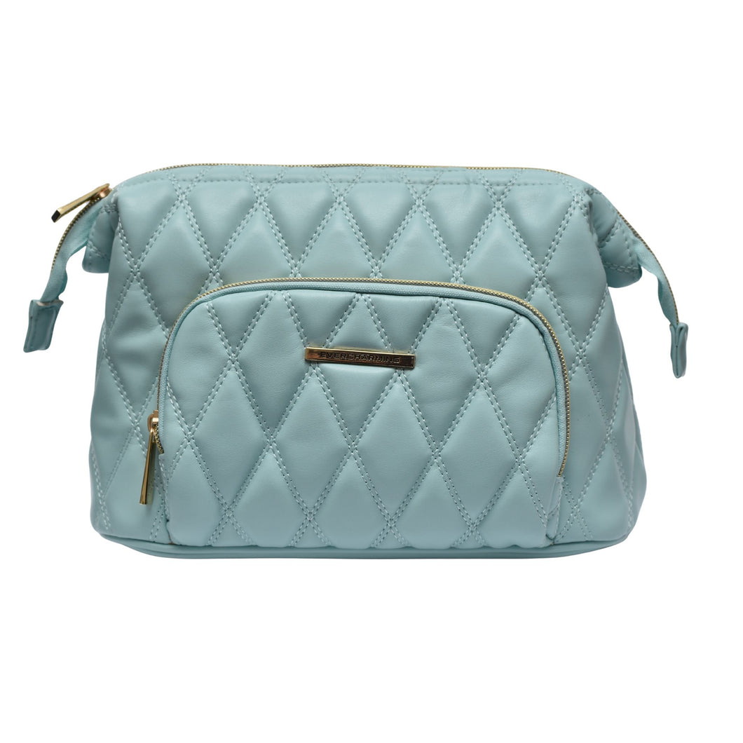 Quilted Makeup Bag - Evercharming