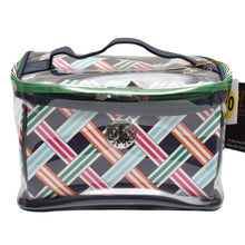 Load image into Gallery viewer, 3 Piece Train Case Cosmetic Bag - Rebecca &amp; Rifka
