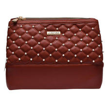 Load image into Gallery viewer, Triple Compartment Cosmetic Case - Joan &amp; David
