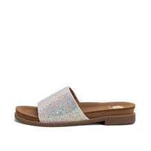 Load image into Gallery viewer, Midnight Summer Sparkle Slide Sandals By Yellow Box
