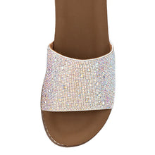 Load image into Gallery viewer, Midnight Summer Sparkle Slide Sandals By Yellow Box
