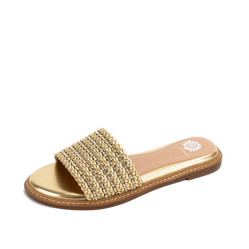 5 Rows Of Glitz Slide Sandals By Yellow Box