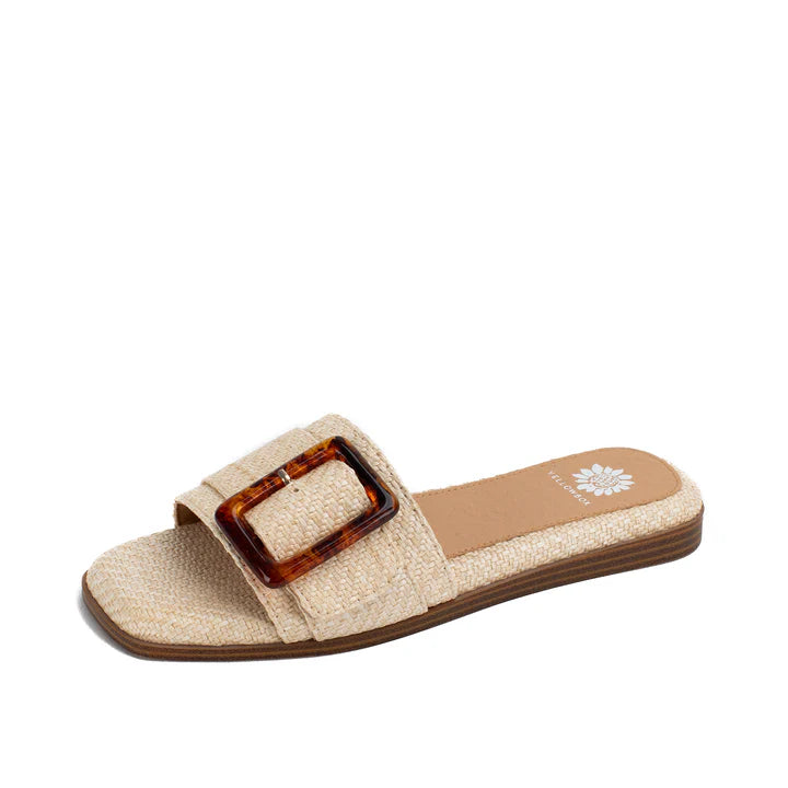 Sophisticated Summer Style Slide Sandal By Yellow Box