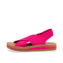 Load image into Gallery viewer, The Cross Over Wedge Strap Sandals by Yellow Box
