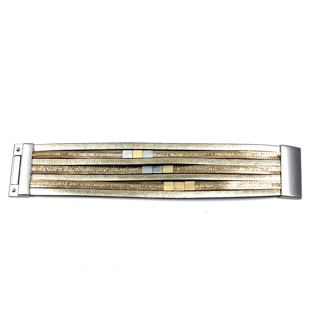 Metallic Triple Force Magnetic Bracelet