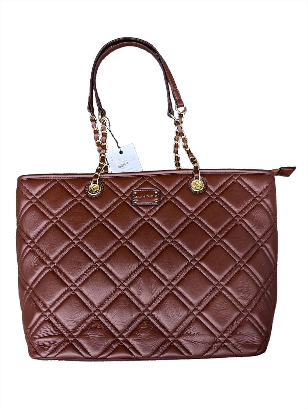 Double Stitch Diamond Puffer Handbag - FW2024