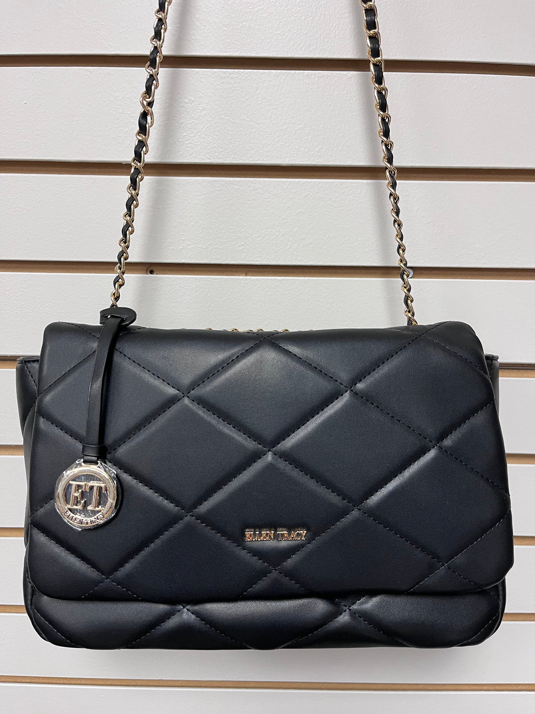 Simple and Chic Ellen Tracy Quilted Crossbody