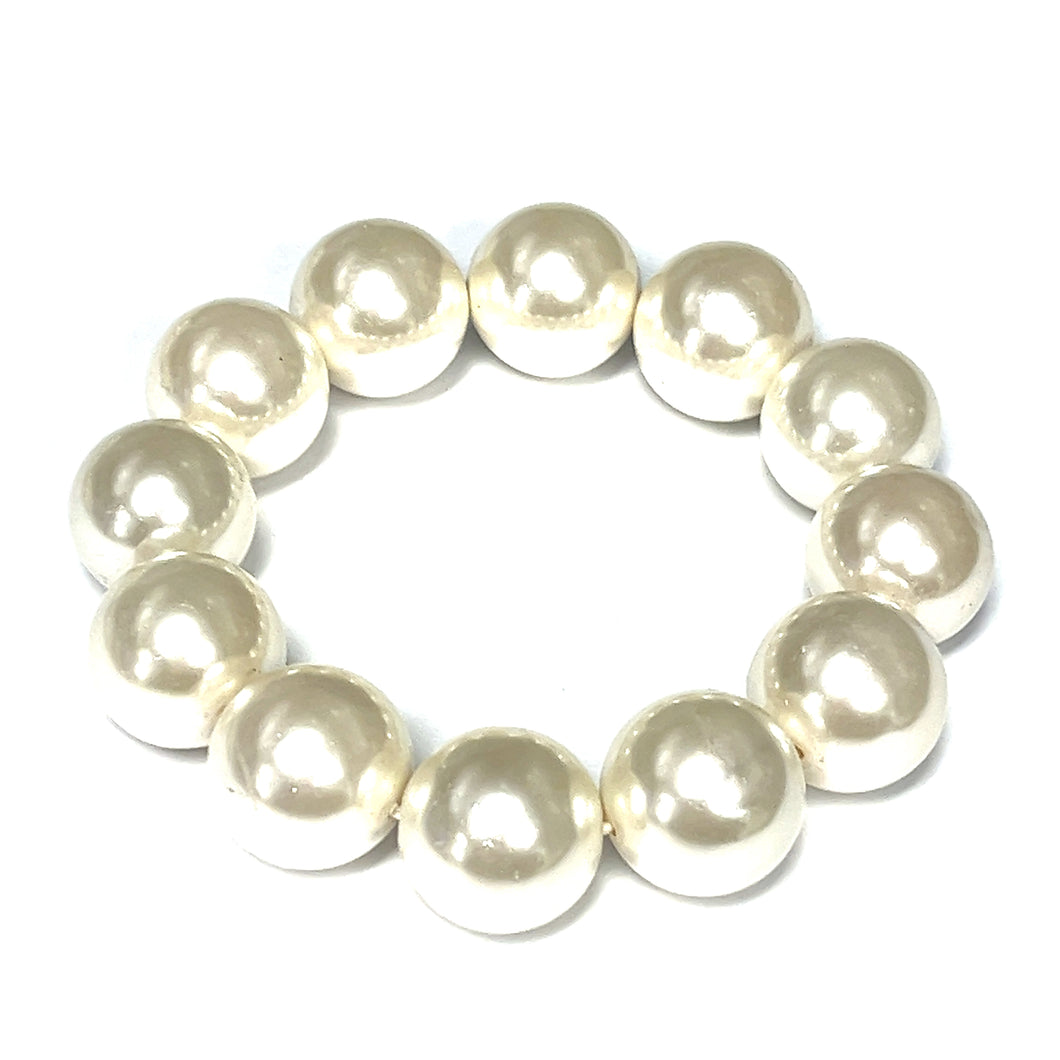 Swarovski Crystal Pearl Stretch Bracelet