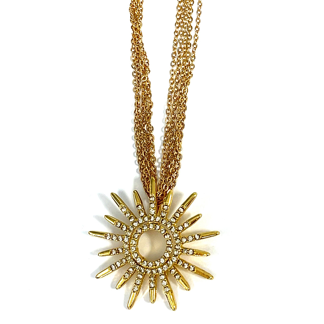 Mr. Golden Sun Necklace