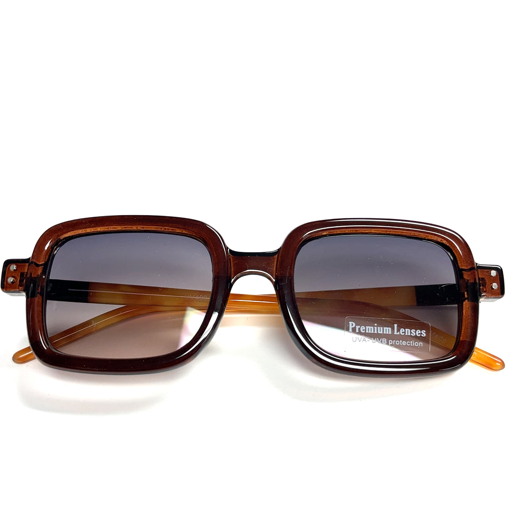 Tortoise on The Side Premium Lenses UVA-UVB Protection Sunglasses