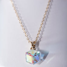 Load image into Gallery viewer, Swarovski Cube Necklace
