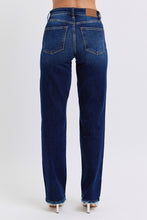 Load image into Gallery viewer, Dark Denim Straight Mid Rise Jeans by Judy Blue
