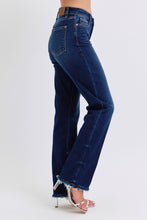 Load image into Gallery viewer, Dark Denim Straight Mid Rise Jeans by Judy Blue
