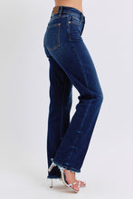 Load image into Gallery viewer, Dark Denim Straight Mid Rise Jeans by Judy Blue
