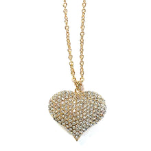 Load image into Gallery viewer, All My Love Large CZ Heart Necklace

