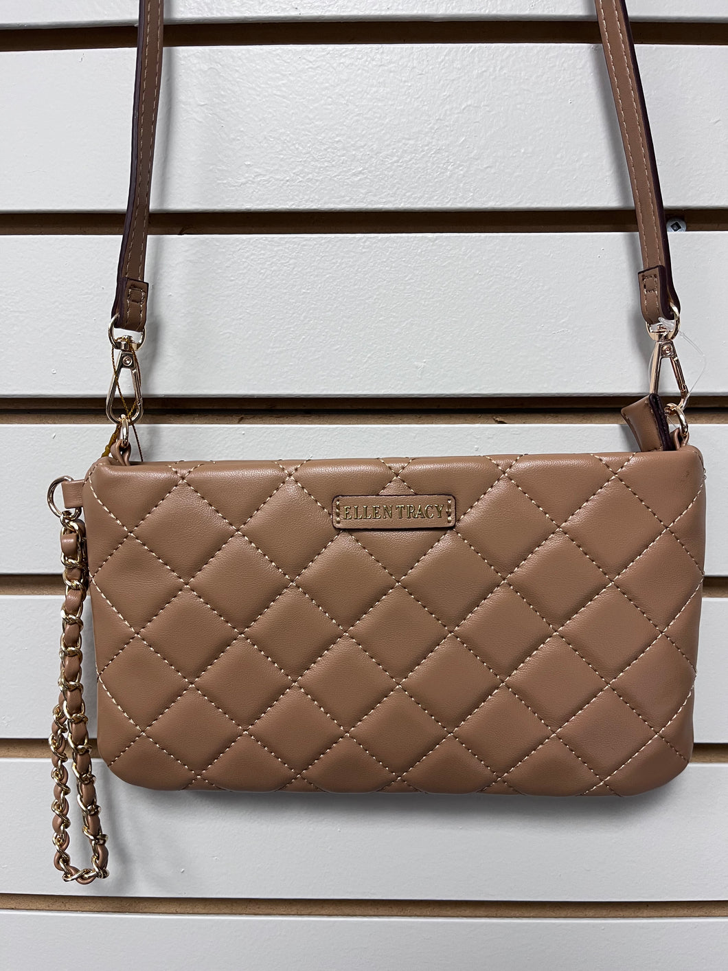 Classic Quilted Crossbody with Wristlet