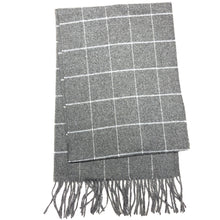 Load image into Gallery viewer, 100% Cashmere Go To Classic Plaid Scarf
