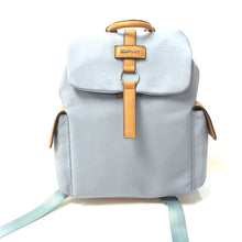 Load image into Gallery viewer, Light Gray and Tan Ellen Tracy Backpack
