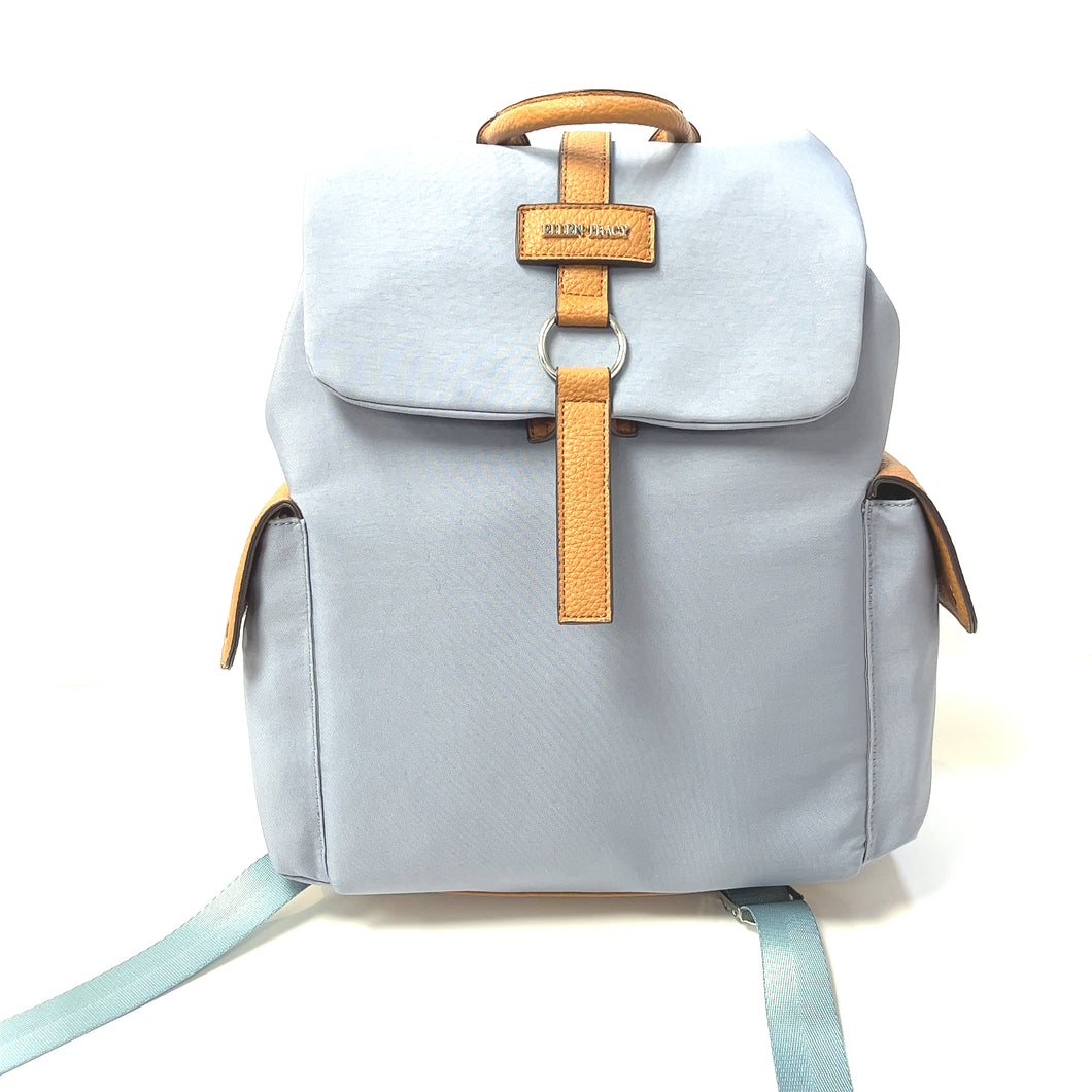 Light Gray and Tan Ellen Tracy Backpack