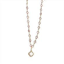 Load image into Gallery viewer, Crystals By The Yards Fleurette Pendent Short Necklace
