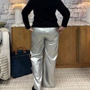 Load image into Gallery viewer, Flair For The Dramatics Vegan Leather Pant
