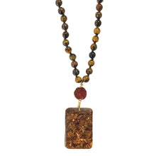 Load image into Gallery viewer, Pressed Magic Semi Precious Long Necklace
