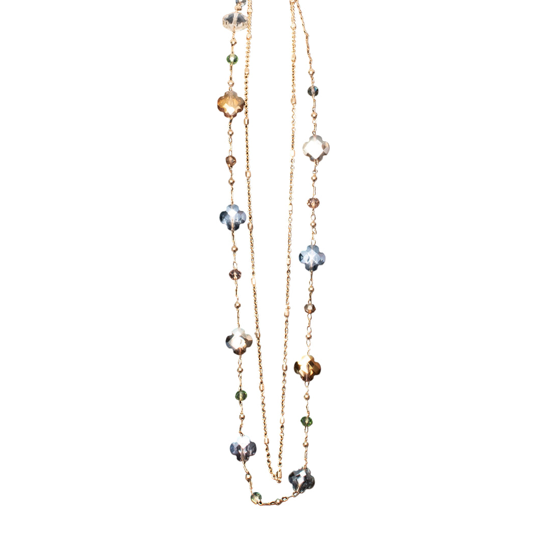 Sprinkle of Sparkle Floret Crystal Necklace