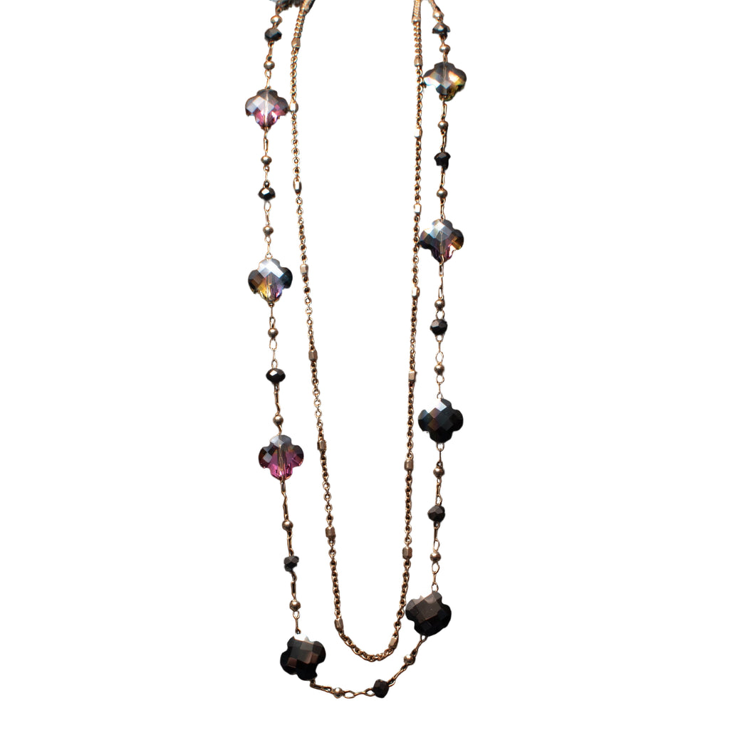 Sprinkle of Sparkle Floret Crystal Necklace