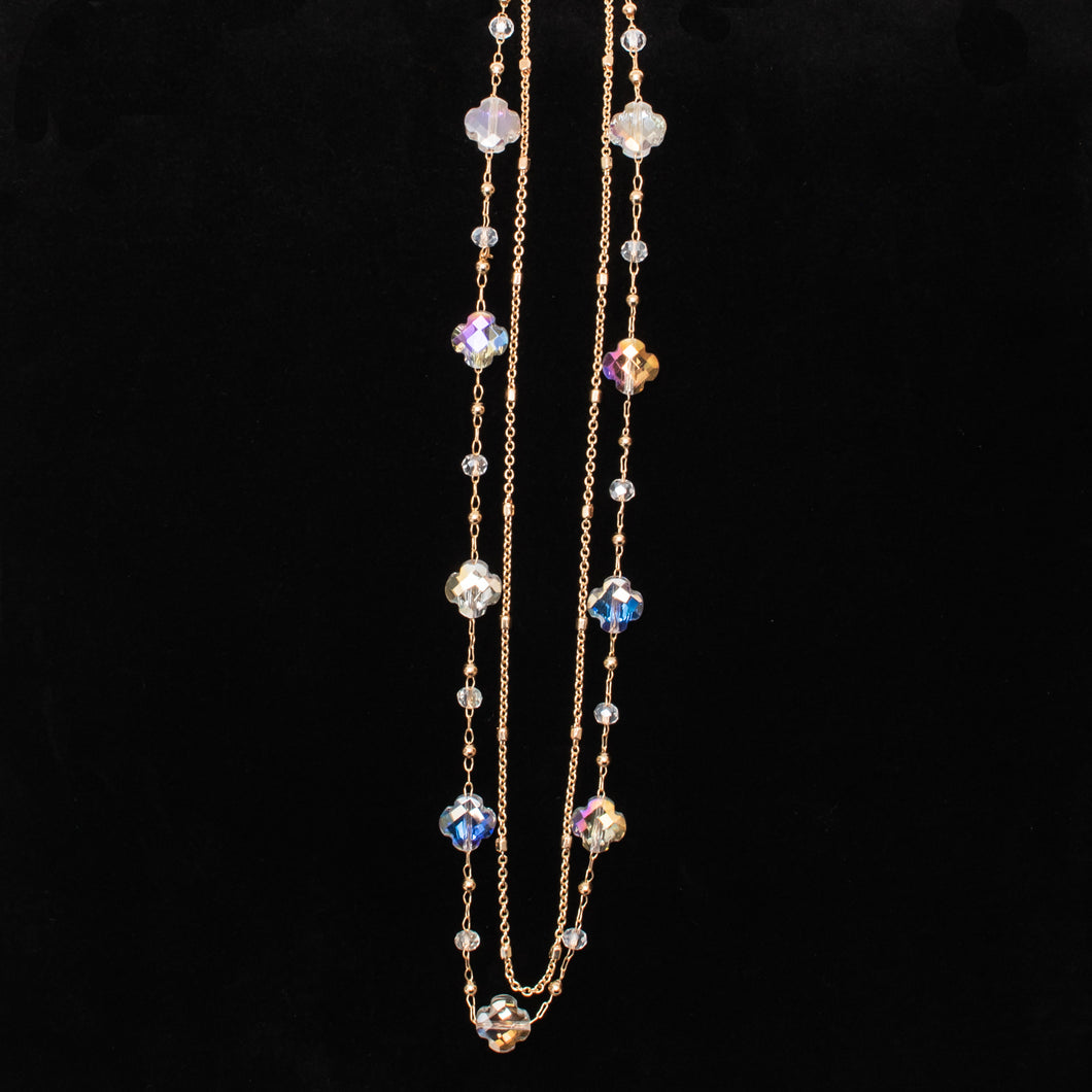 Sprinkle of Sparkle Floret Crystal Necklace