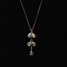 Load image into Gallery viewer, Touch of Crystal Drop Necklace
