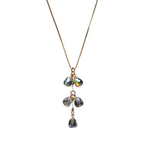 Touch of Crystal Drop Necklace