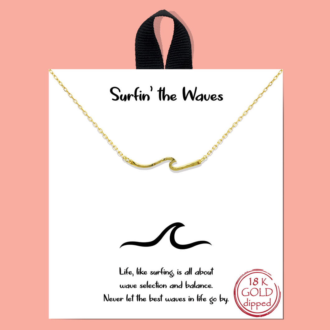 Sweet & Simple - Surfin' The Waves Necklace