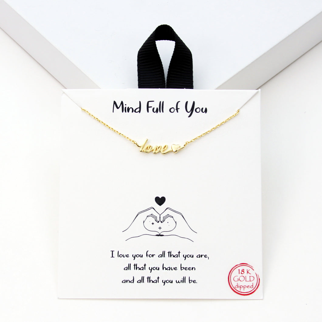 Sweet & Simple - Mind Full of You Necklace