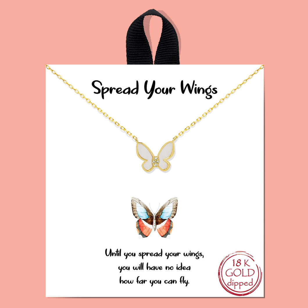Sweet & Simple - Spread Your Wings Necklace