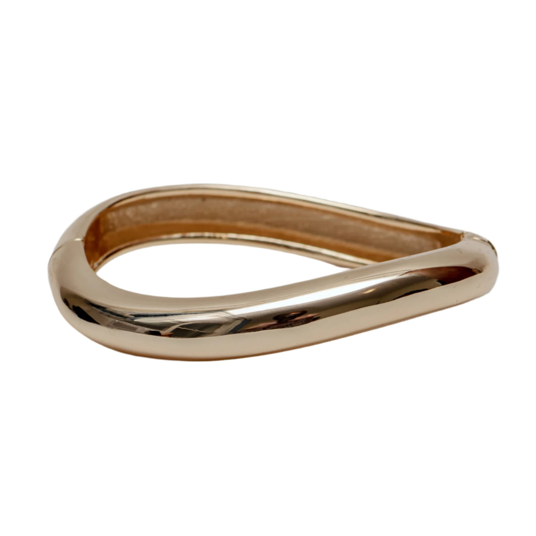 A Twist of Style Hinge Bangle Bracelet