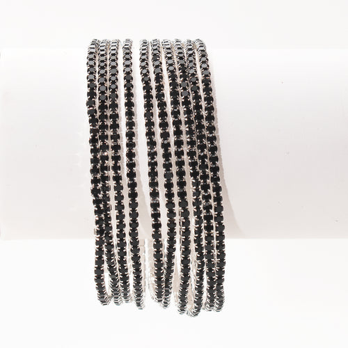 A Perfect 10 Stacking Crystal Stretch Bracelets
